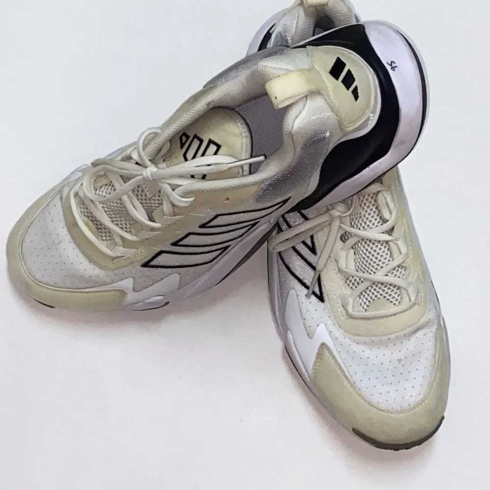 Adidas Men’s Impact FLX Li AIE9378 Training Cream and Black Sneakers Size 16 US - Picture 2 of 11